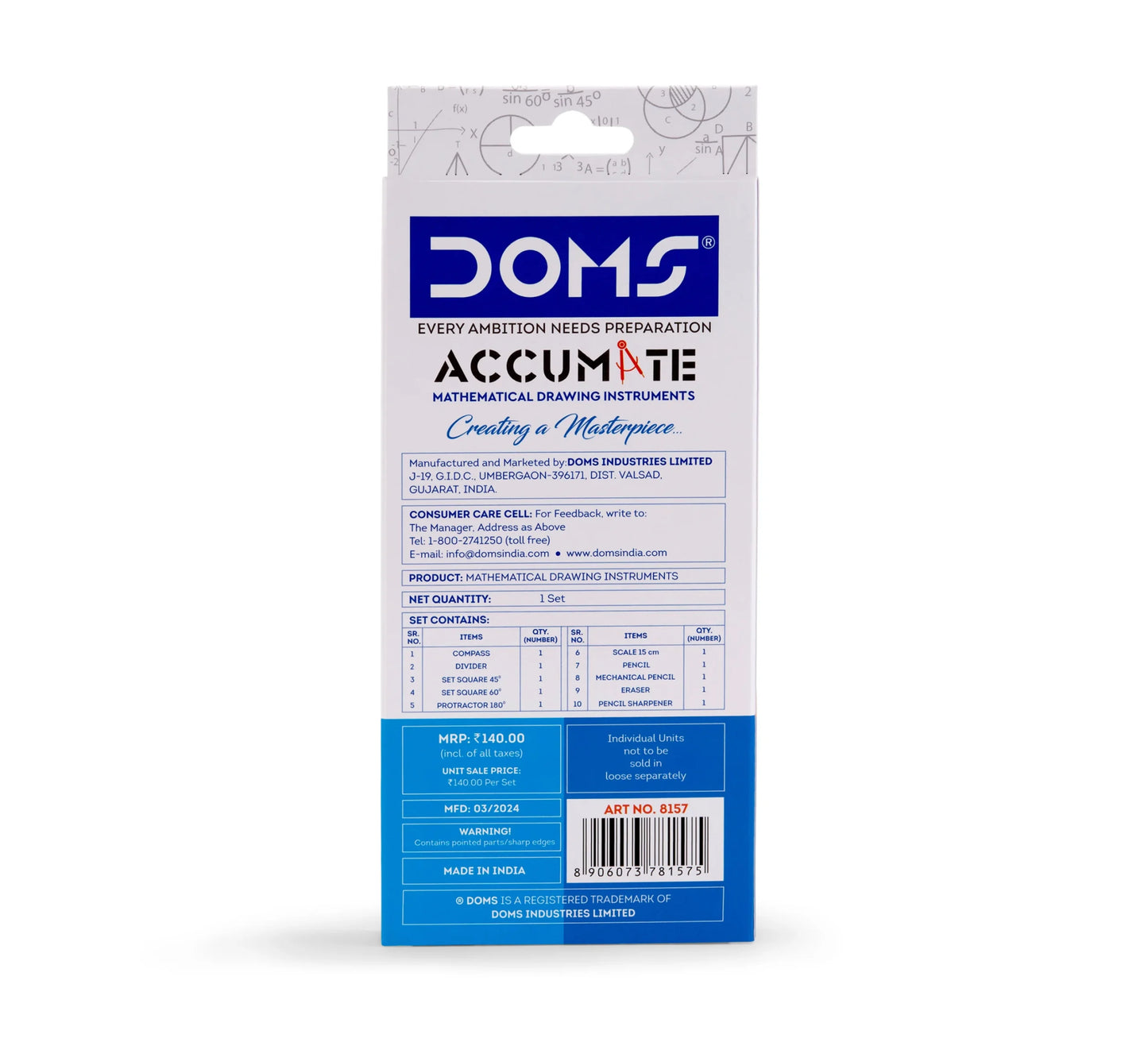 DOMS Accumate