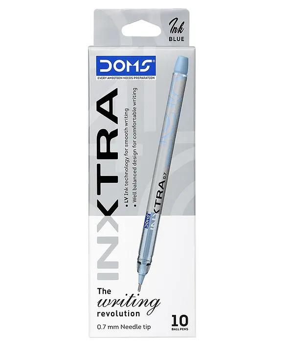 DOMS INXTRA BALL PEN BLACK 10 PCS PACK