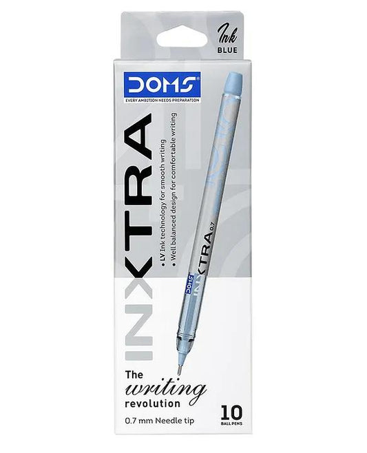 DOMS INXTRA BALL PEN BLACK 10 PCS PACK