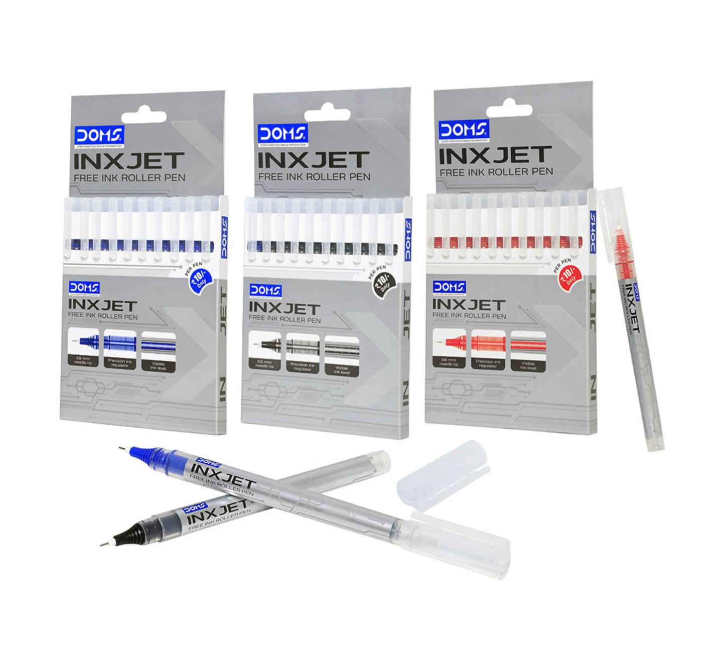 DOMS Inxjet Free Ink Roller Pen