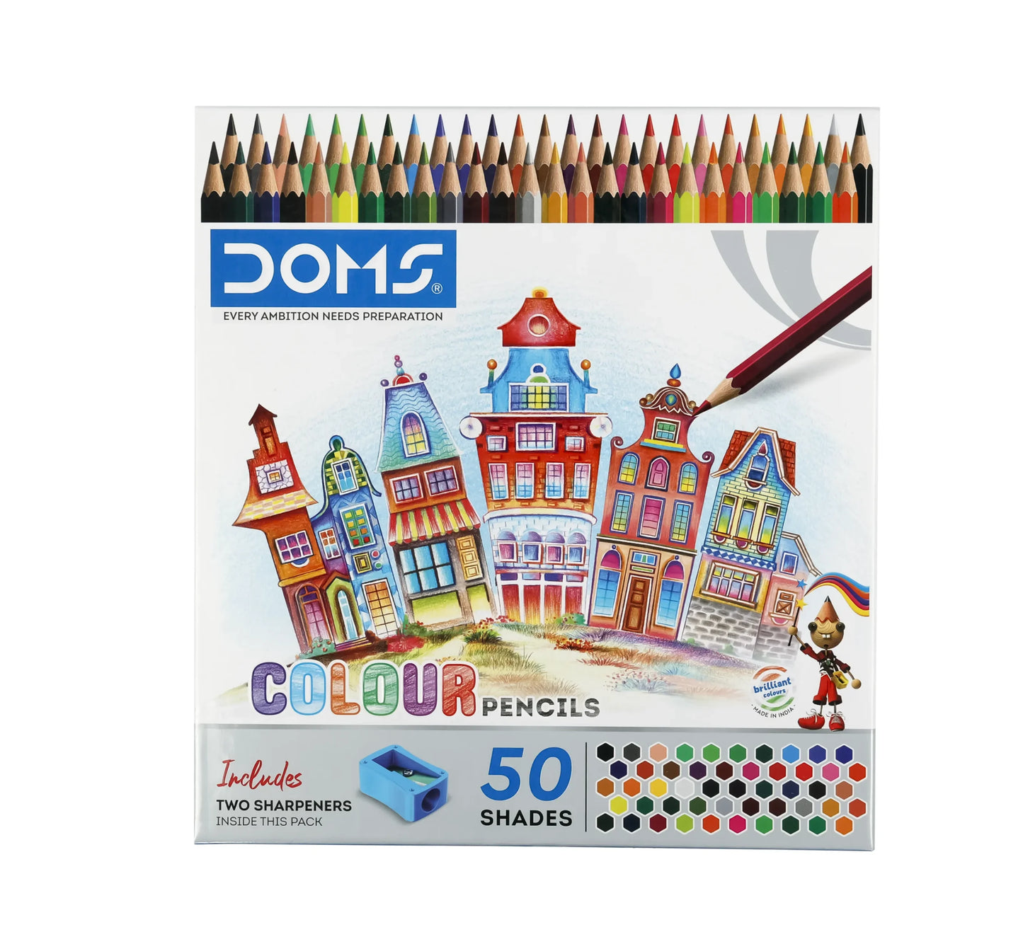 DOMS Colour Pencils 50S FSC