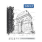 DOMS Sketch Book Wiro- 150 GSM Paper – 21×29.7 Cm