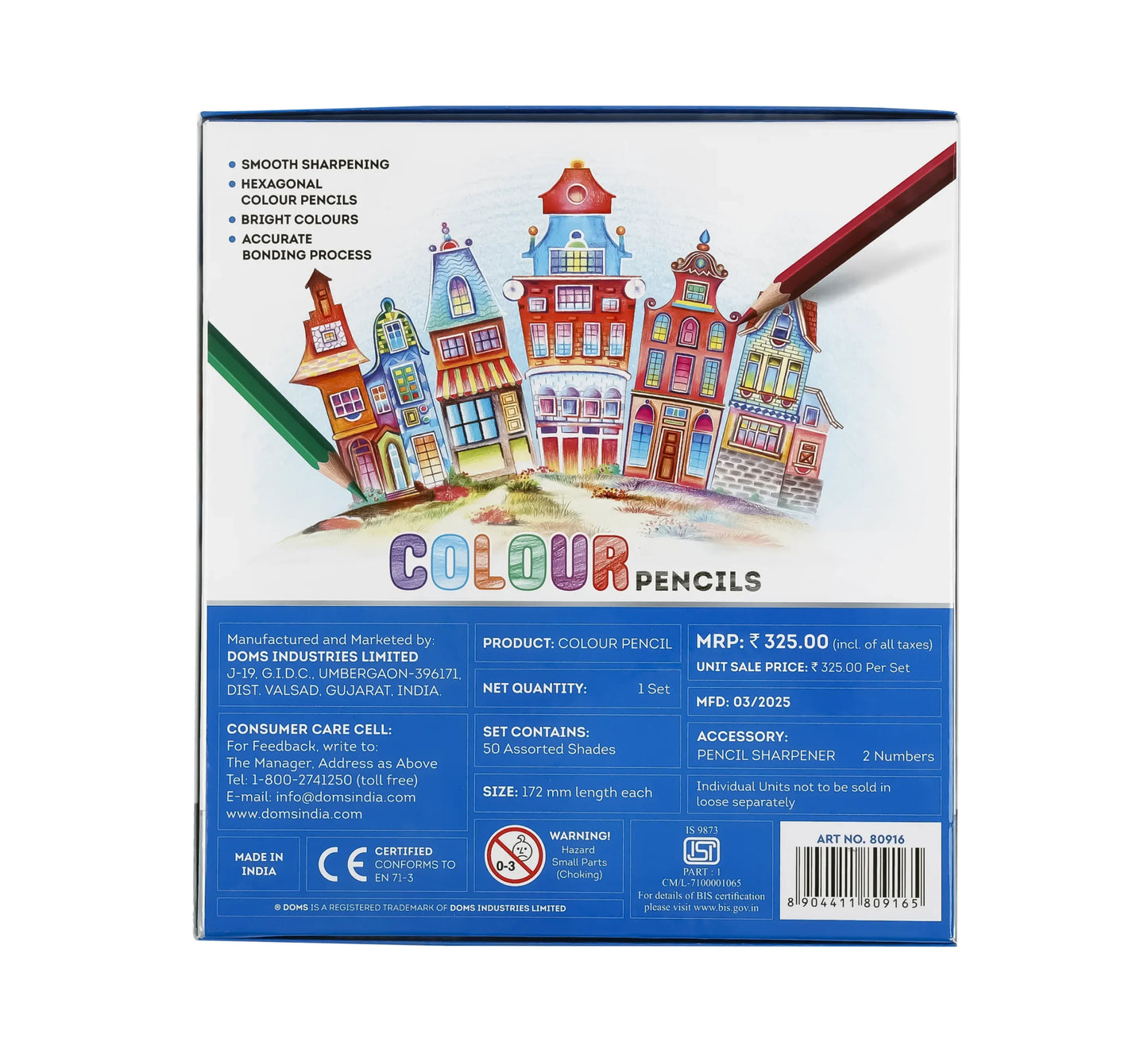 DOMS Colour Pencils 50S FSC