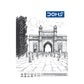 DOMS Sketch Book Wiro- 150 GSM Paper – 21×14.8 Cm