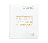 DOMS IQ Executive 5 Subject Single Line Wiro Notebook