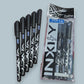 DOMS INXIFY GEL PEN BLACK 5 PCS POUCH- FOIL