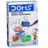 DOMS Extra Long Pencil Sharpener 20 PCS Box