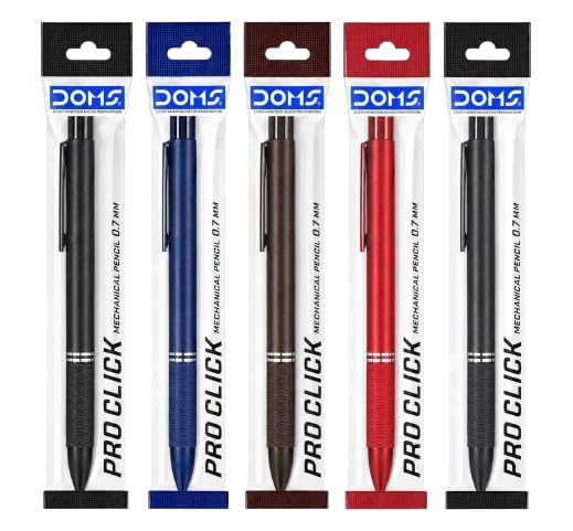 DOMS PRO CLICK MECHANICAL PENCIL 0.7 MM 10 PCS PACK product packaging
