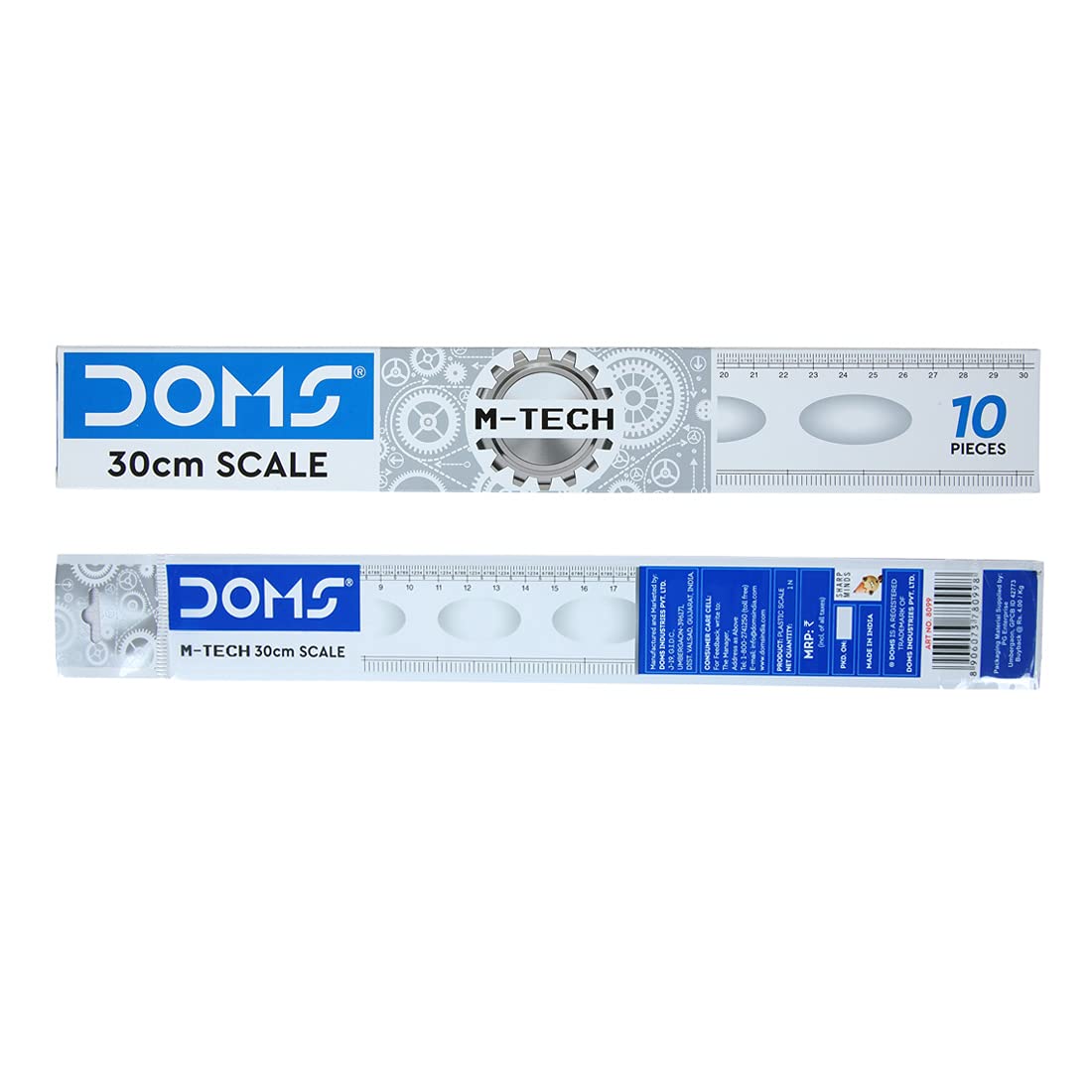 DOMS M TECH Scale 30 CM 10 PCS