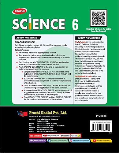 PRACHI SCIENCE  BOOK  CLASS  - 6