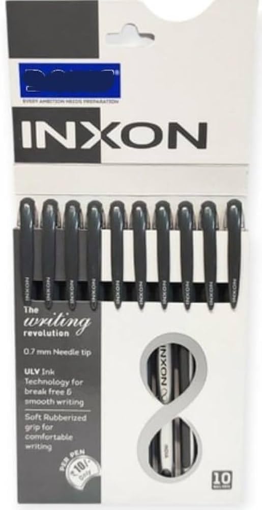 DOMS INXPOP BALL PEN BLACK 10 PCS PACK