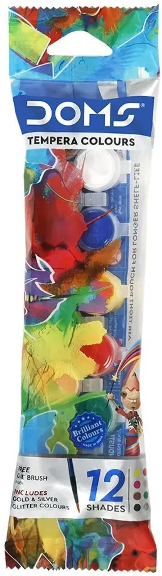 DOMS TEMPERA COLOUR 12 SHADES