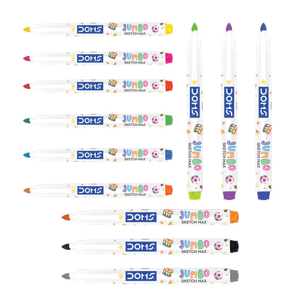 DOMS JUMBO SKETCH MAX 12 SHADES