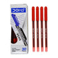 DOMS DF EVERYDAY RED PEN 20 PCS BOX