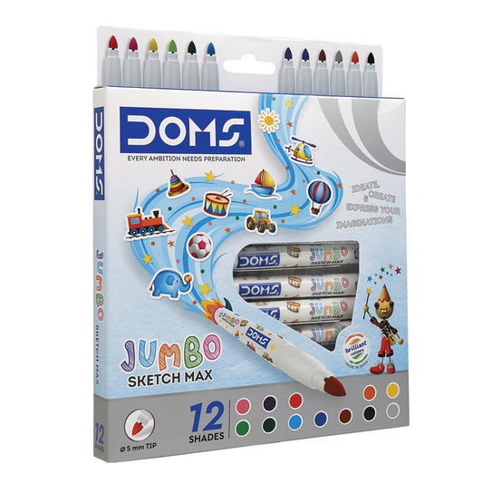 DOMS JUMBO SKETCH MAX 12 SHADES front view