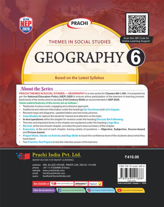 PRACHI THEMES IN GEOGRAPHY  CLASS 6