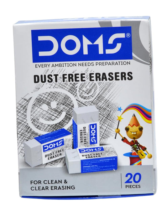 DOMS ERASER 20 PCS product packaging