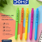 DOMS NEOKLIK BALL PEN BLUE 5 PCS POUCH