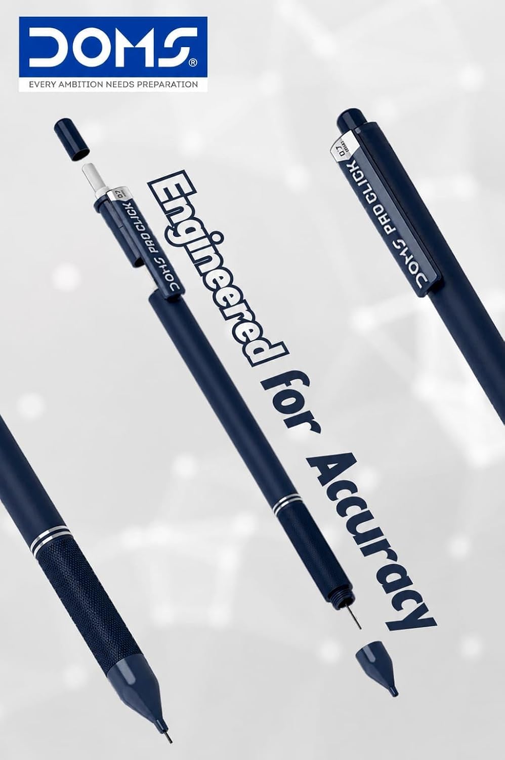 DOMS PRO CLICK MECHANICAL PENCIL 0.7 MM 10 PCS PACK