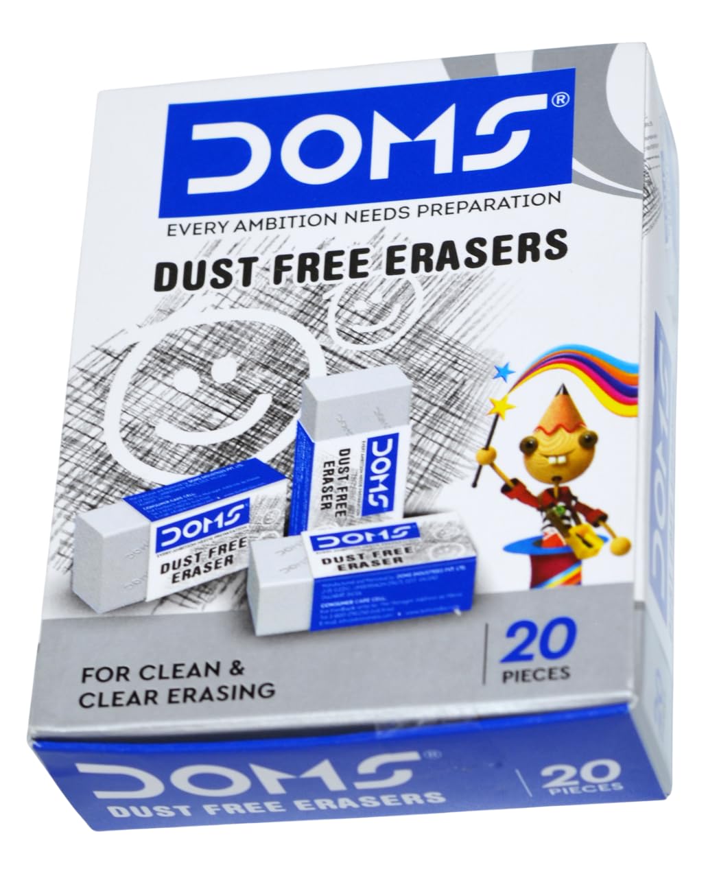 DOMS ERASER 20 PCS