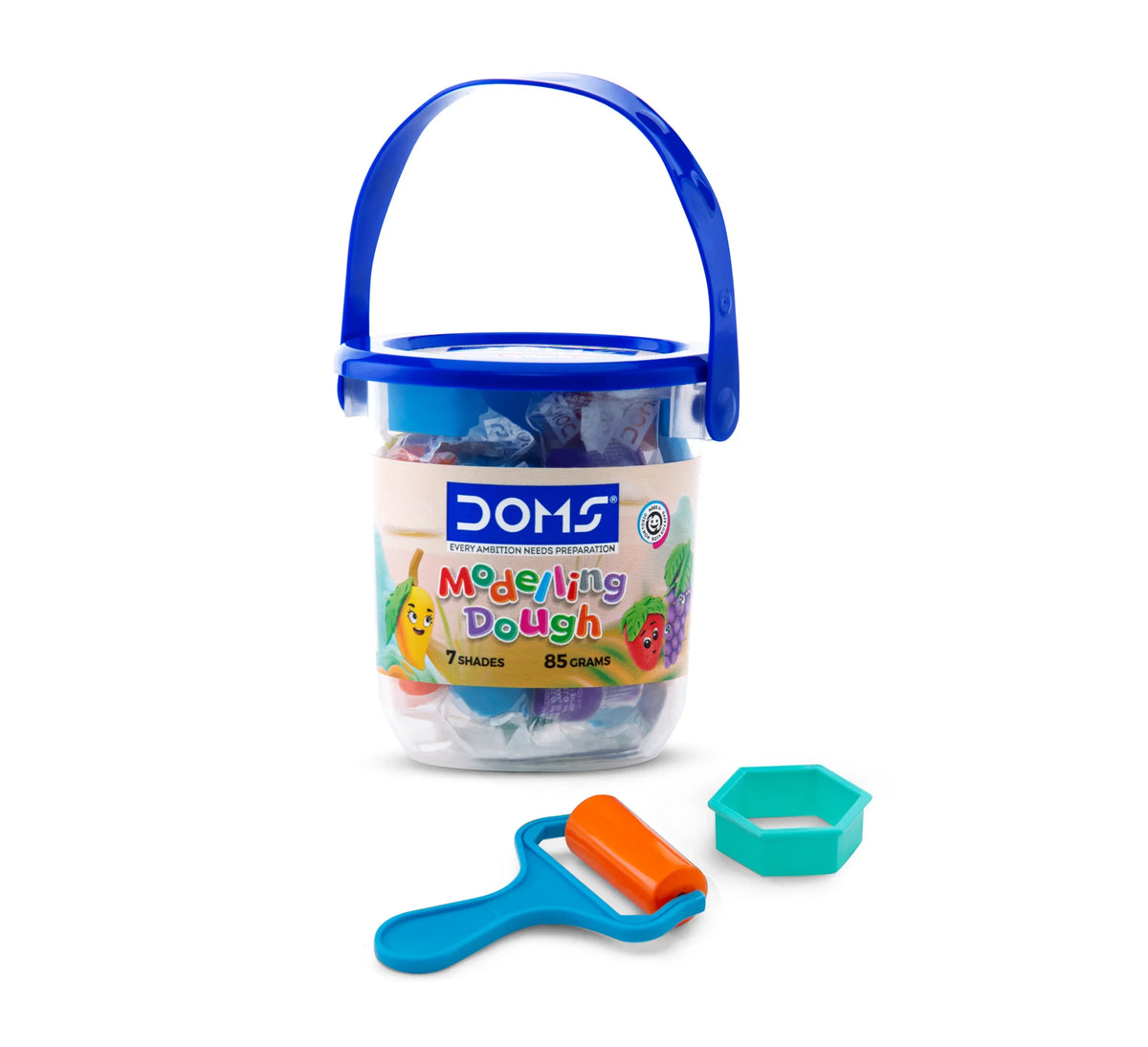 DOMS Modelling Clay 7 Shades 85 GM