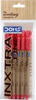 DOMS INXTRA GLASSY BALL PEN RED 5 PCS PACK