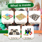 Doms Clapjoy Wooden 4 in 1 Board Game for Kids & Adults