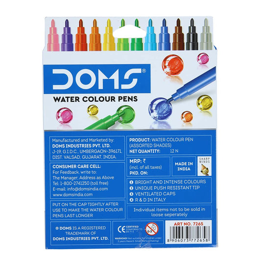 DOMS SKETCH MAX WATER COLOUR PEN 24 product packaging