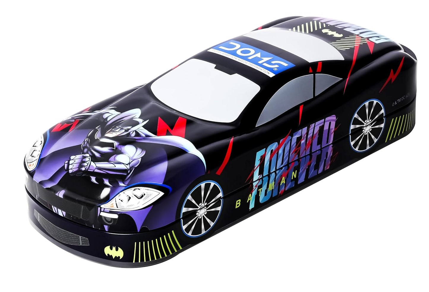 DOMS BATMAN CAR TIN BOX