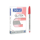 DOMS GLITEK BALL PEN RED 20 PCS PACK