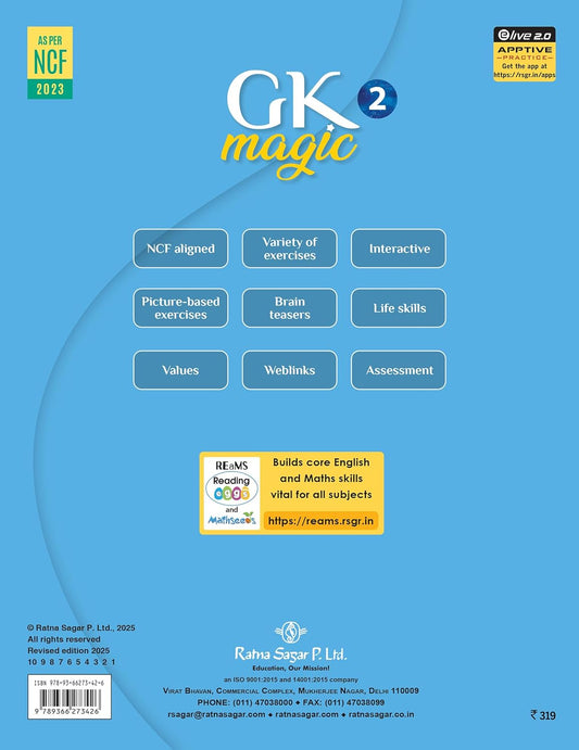 RATNA SAGAR GK MAGIC CLASS 2