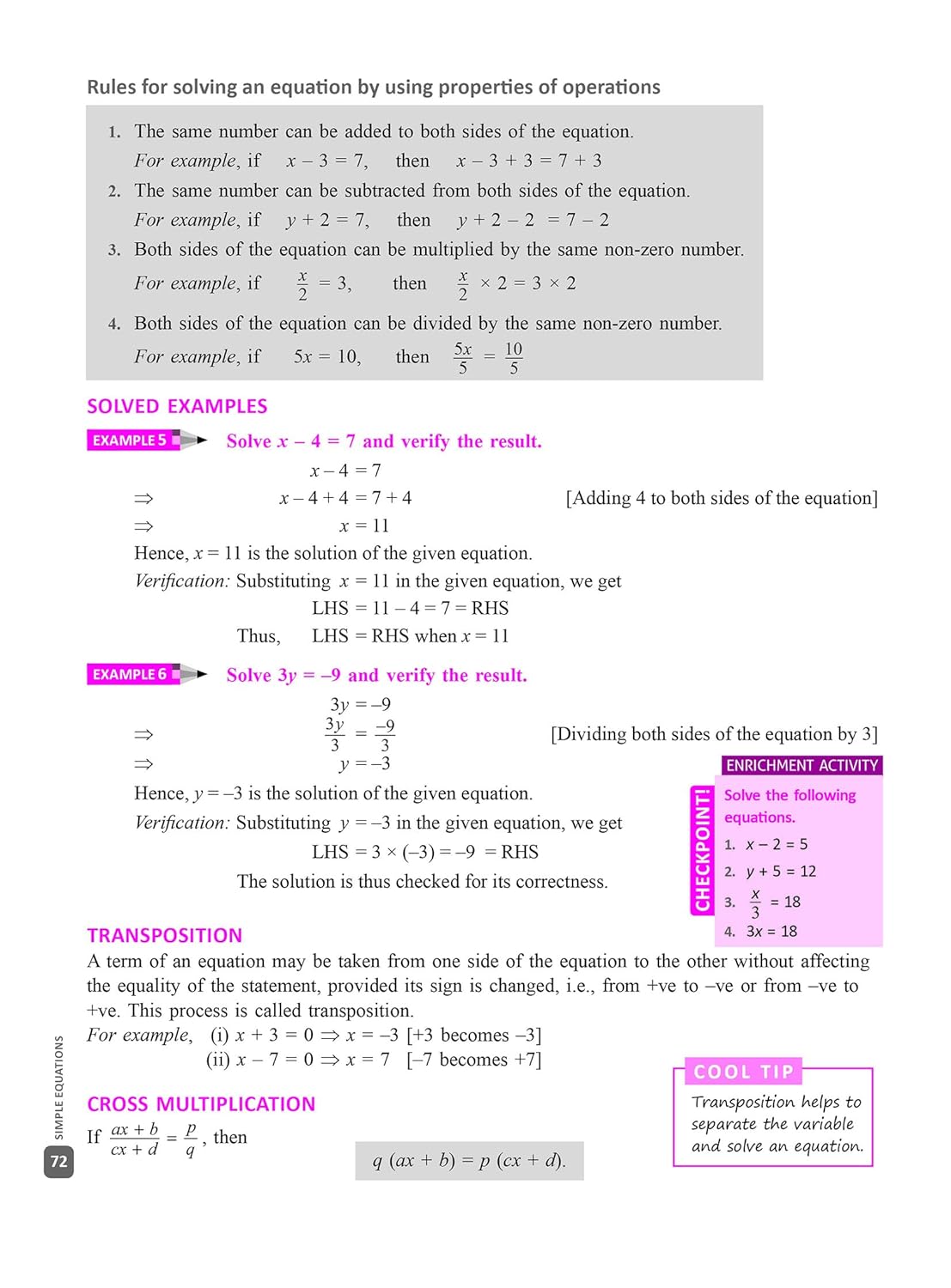 RATNA SAGAR LIVING MATH- CLASS 7