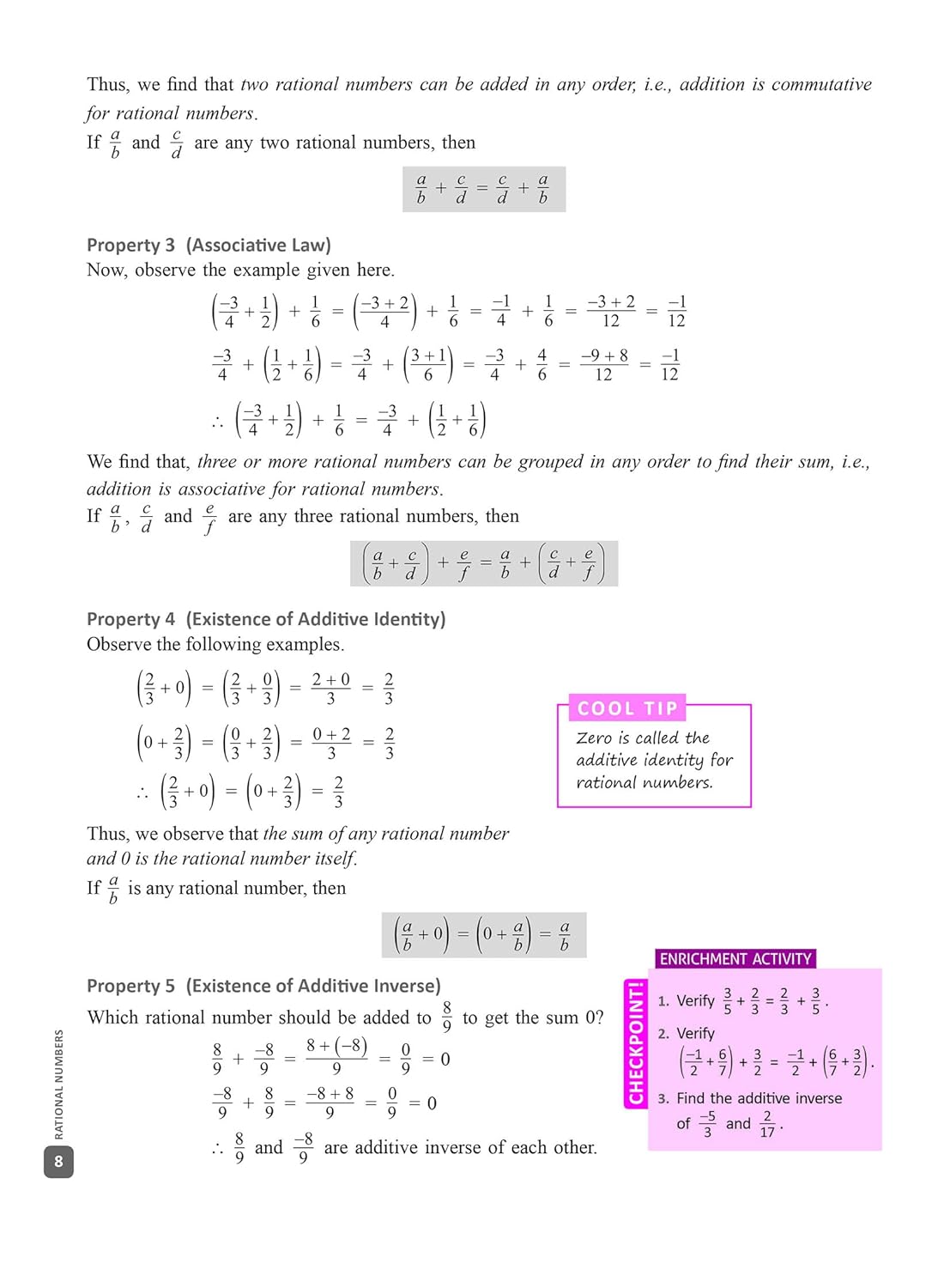 RATNA SAGAR LIVING MATH- CLASS 8