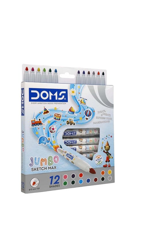 DOMS JUMBO SKETCH MAX 12 SHADES product packaging