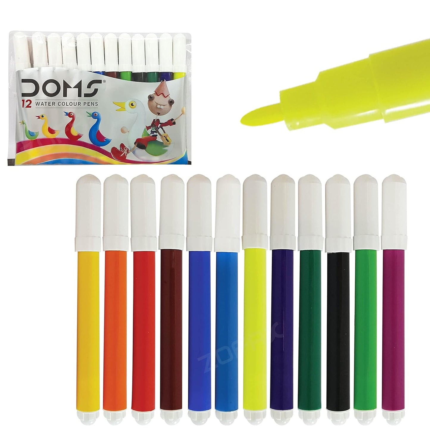 DOMS WATER COLOUR PENS 10 SHADES MINI