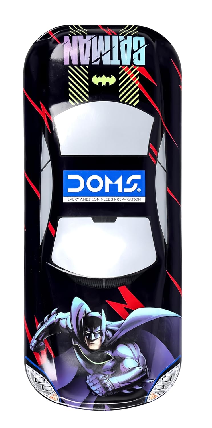 DOMS BATMAN CAR TIN BOX