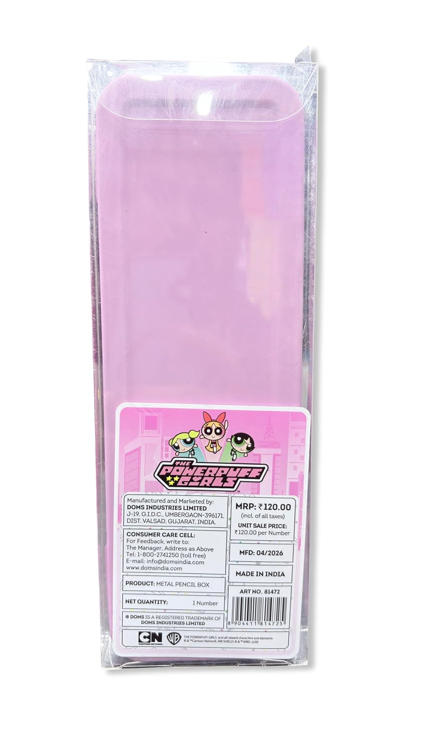 DOMS POWER PUFF GIRLS TIN BOX