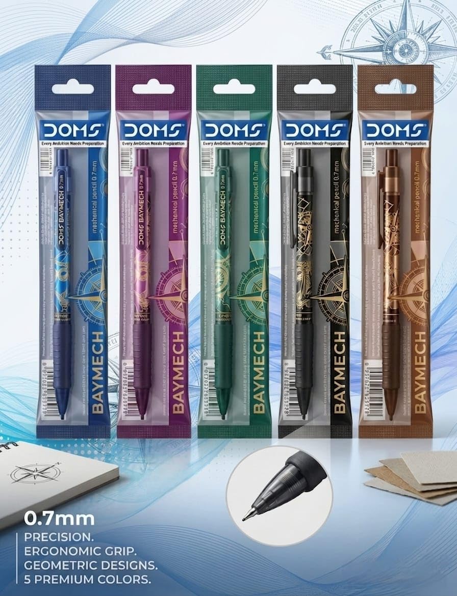 DOMS BAYMECH MECHANICAL PENCIL 0.7 MM 10 PCS PACK