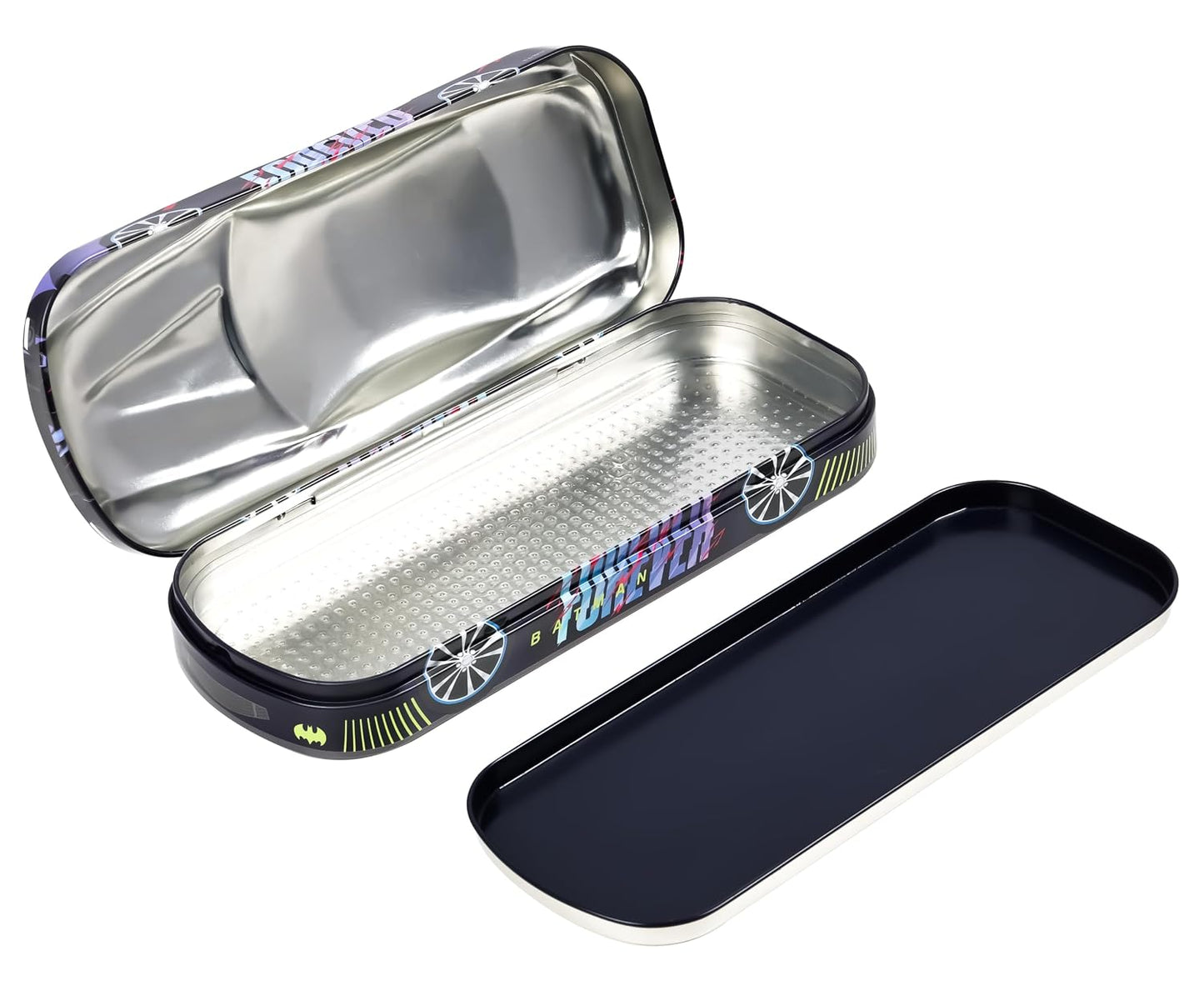 DOMS BATMAN CAR TIN BOX
