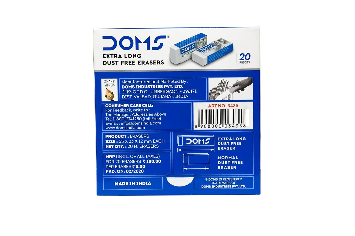 DOMS Dust Free Erasers