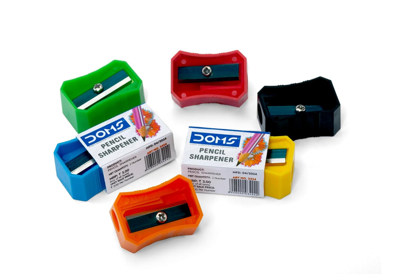 DOMS PENCIL SHARPENER 100 PCS JAR PACK