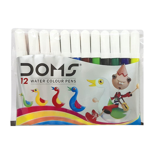 DOMS WATER COLOUR PENS 10 SHADES MINI front view
