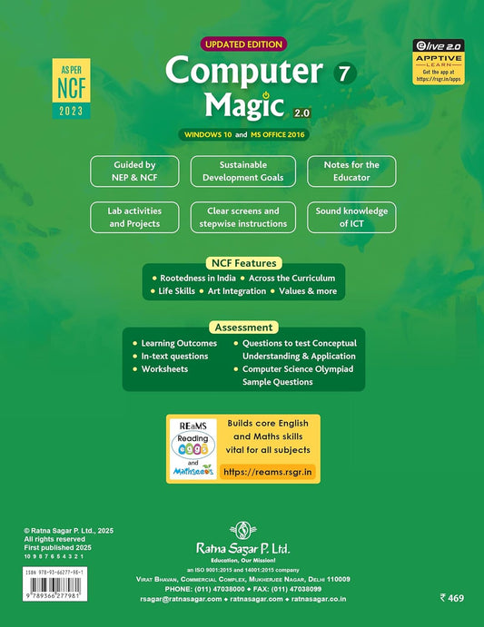 RATNA SAGAR COMPUTER MAGIC CLASS 7