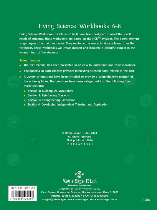 RATNA SAGAR – LIVING SCIENCE WORKBOOK – CLASS 7