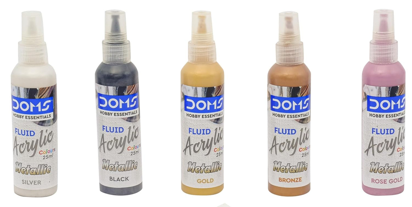 DOMS METALLIC FLUID ACRYLIC COLOUR
