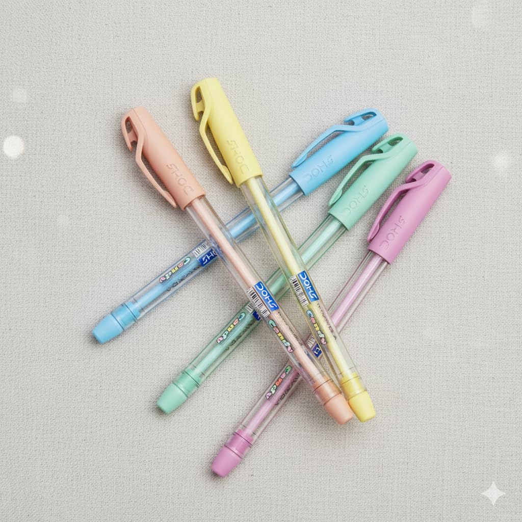 DOMS INXTRA CANDY BALL PEN BLUE 5 PCS