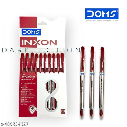 DOMS INXON BALL PEN RED 10 PCS