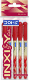 DOMS INXO GEL PEN RED 10 PCS PACK