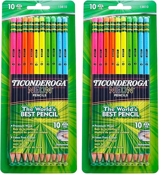 DIXON TICONDEROGA PENCIL 10 PCS TIN PACK product packaging