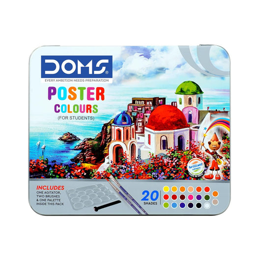 DOMS STUDENT POSTER COLOUR 20 SHADES front view